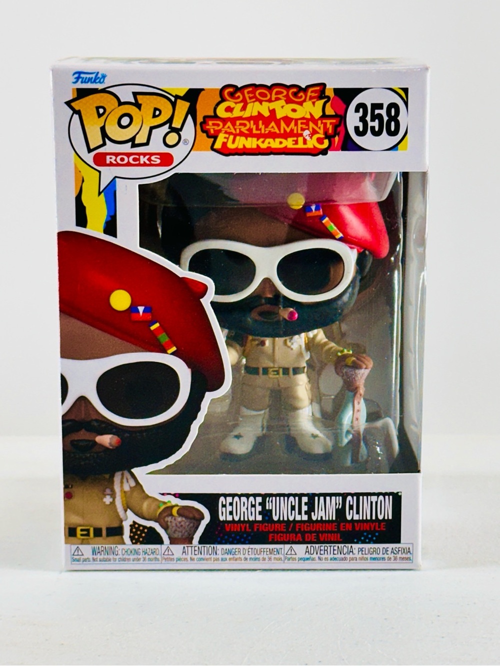 Rocks George “Uncle Jam” Clinton - Funko Pop! Vinyl Figure 358